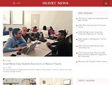 Tablet Screenshot of olivetnews.com